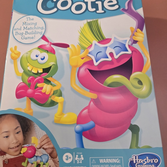 Hasbro Cootie Bug Game - Pink, Green, Blue - Picture 5 of 5